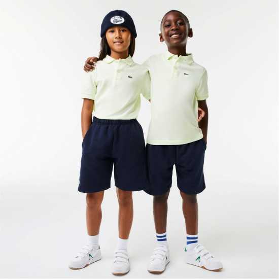 Lacoste Детски Шорти Basic Fleece Shorts Juniors Нави 166 