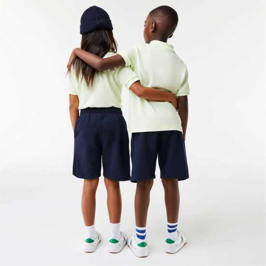 Lacoste Детски Шорти Basic Fleece Shorts Juniors Нави 166 