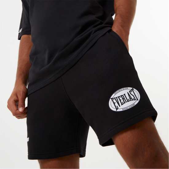 Everlast Warp Graphic Shorts Черно Мъжко облекло за едри хора