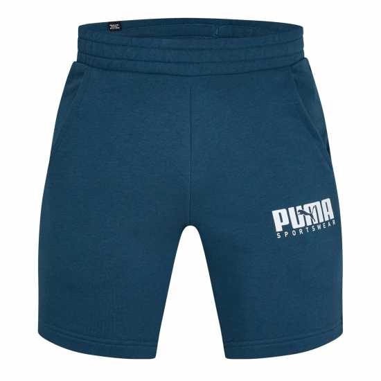 Puma Key Graphic Sweat Short 8 Jogger Mens Океанска тропика 