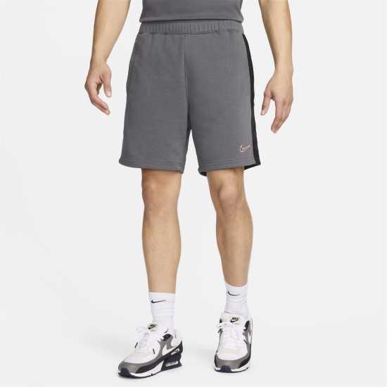 Nike Nsw Terry Short Желязно сиво/черно Мъжки къси панталони