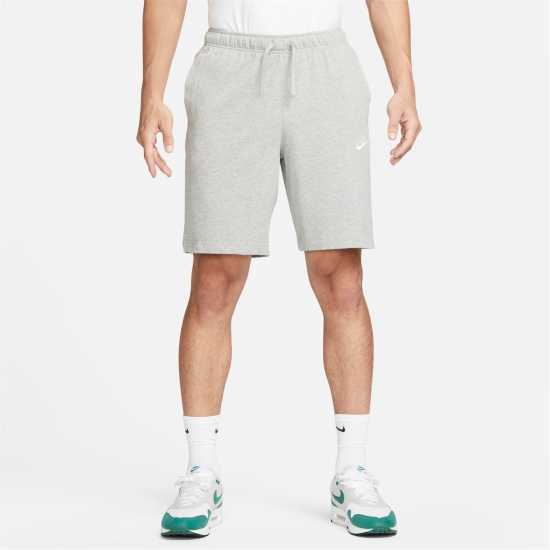 Nike Sportswear Club Men's Shorts Grey Heather Мъжко облекло за едри хора