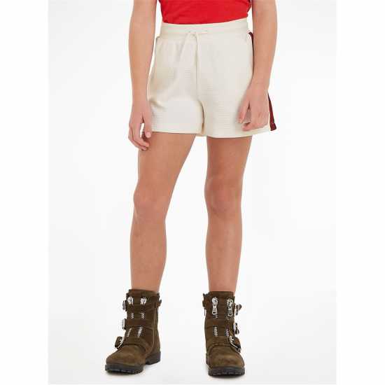 Tommy Hilfiger Детски Шорти Global Stripe Waffle Shorts Junior  