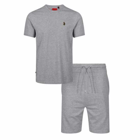 Luke Sport Тениска Short And T Shirt Set  Мъжки къси панталони