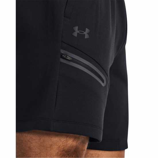 Under Armour Unstop Flc Shrt Sn42 Черно Мъжки къси панталони