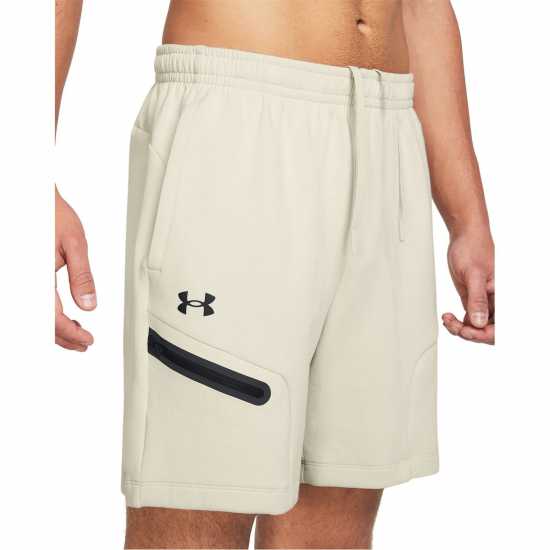 Under Armour Unstop Flc Shrt Sn42 Силт/Черно Мъжки къси панталони