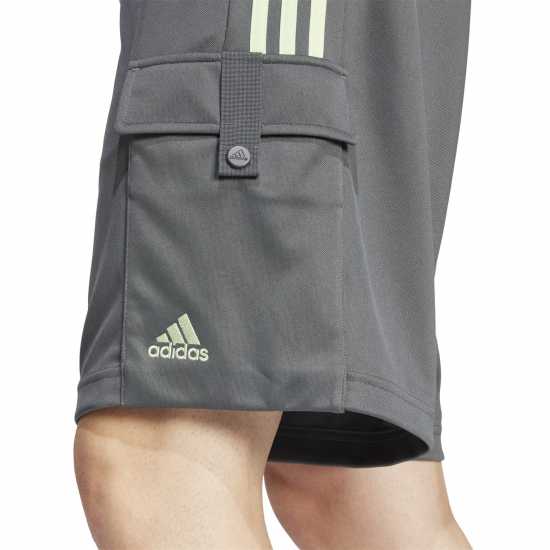 Adidas Мъжки Къси Панталони С Джобове Tiro Cargo Shorts Mens Сиво/Зелено Искра Мъжки къси панталони