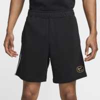 Nike M Nsw Sw Air Short Ft Jogger Mens Черно/Злато Мъжки къси панталони