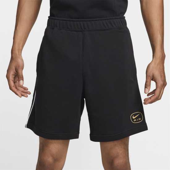 Nike M Nsw Sw Air Short Ft Jogger Mens Черно/Злато Мъжки къси панталони