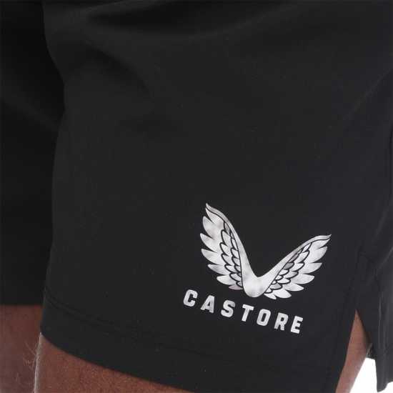 Мъжки Къси Панталони За Фитнес Castore Woven Training Shorts Gym Short Mens Черно Мъжко облекло за едри хора