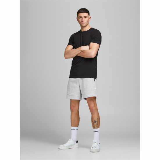 Jack And Jones Gordon Air Sweat Shorts Светло сива меланж Мъжко облекло за едри хора