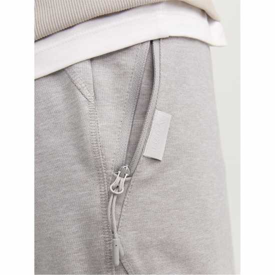 Jack And Jones Cloud Sweat Shorts Светло сива меланж Мъжко облекло за едри хора