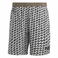 Adidas Мъжки Къси Панталони За Фитнес X Marimekko Designed For Training Shorts Me Gym Short Mens Кафяво/черно Мъжки къси панталони