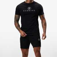 Gym King Pro Jersey Short Черно Мъжки къси панталони