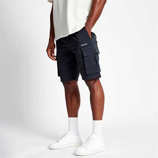 Madison Barclay Broadway Woven Cargo Shorts Черно Мъжки къси панталони