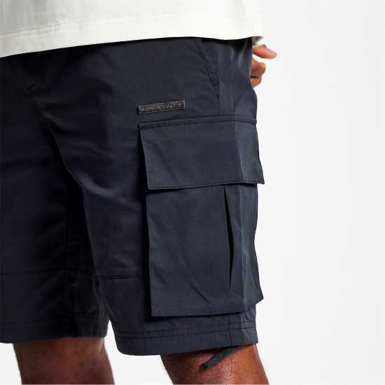 Madison Barclay Broadway Woven Cargo Shorts Черно Мъжки къси панталони