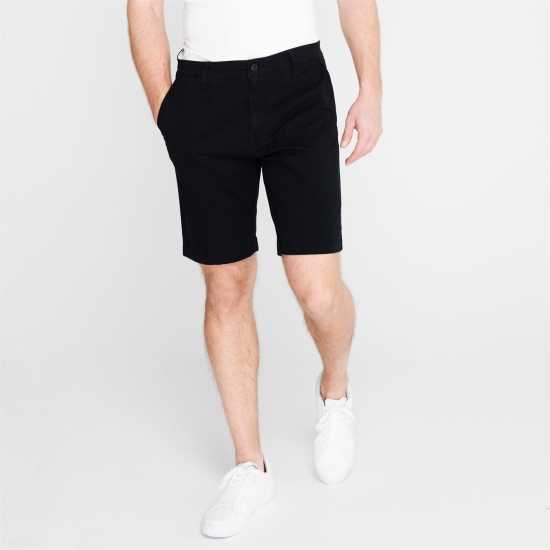 Levis Къси Панталони Tapered Chino Shorts Минерален черен Мъжки къси панталони