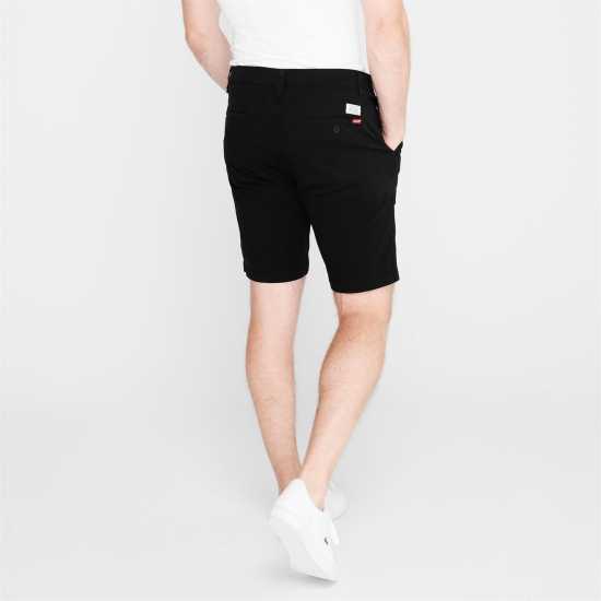 Levis Къси Панталони Tapered Chino Shorts Минерален черен Мъжки къси панталони