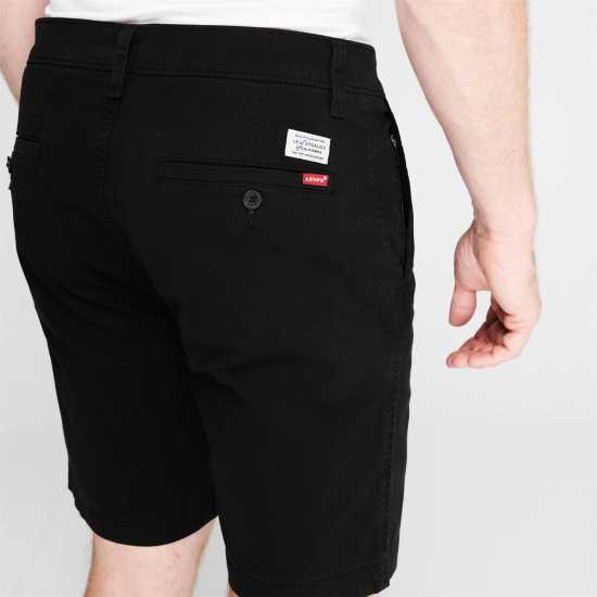 Levis Къси Панталони Tapered Chino Shorts Минерален черен Мъжки къси панталони