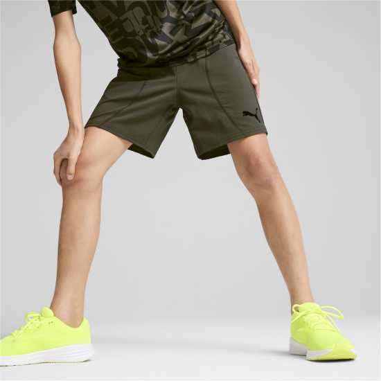 Puma Fit Evrydy Shorts B Gym Short Unisex Kids Тъмно маслиново 