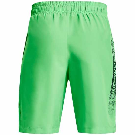 Under Armour Момчешки Къси Гащи Woven Graphic Shorts Junior Boys Зелено Детски къси панталони