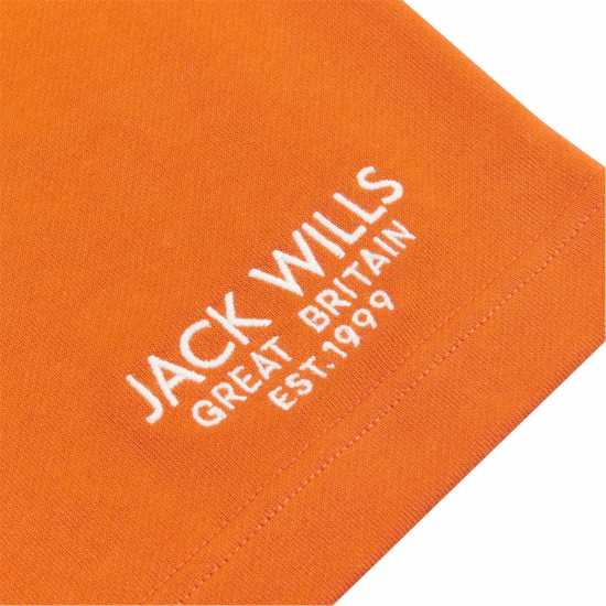 Jack Wills Wills Lbshort Sn99 Изгаряно оранжево Мъжко облекло за едри хора