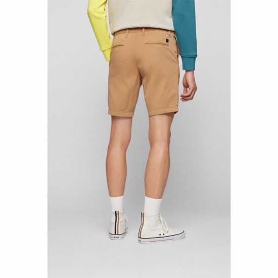 Hugo Boss Къси Панталони Boss Schino Slim Chino Shorts Средно бежово 260 Mens