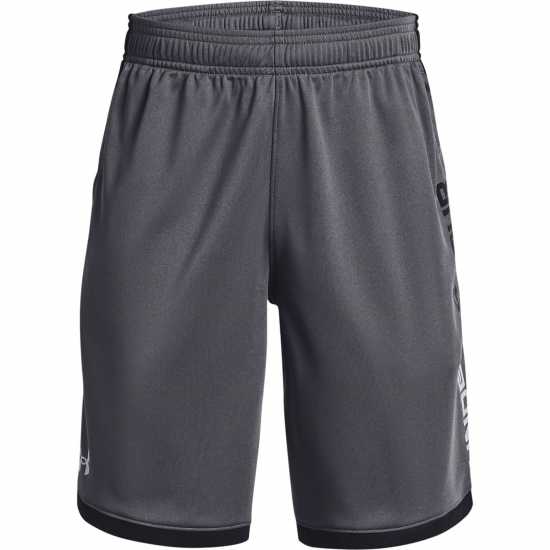 Under Armour Детски Шорти Stunt 3.0 Shorts Juniors Черно сиво Детски къси панталони