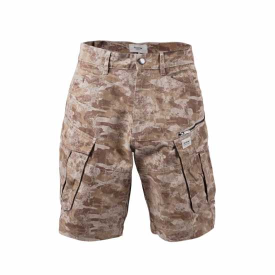 Firetrap Мъжки Шорти Btk Shorts Mens SandCamo Мъжко облекло за едри хора