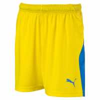 Puma Liga Shorts Jr Jn99 Yellow/Blue Детски къси панталони