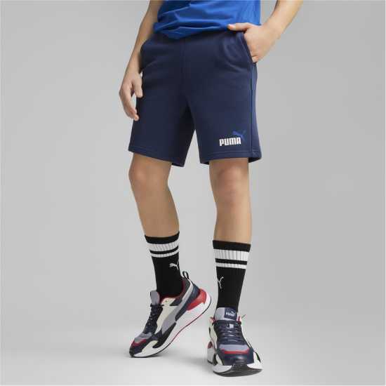 Puma Момчешки Къси Гащи Essential Sweat Shorts Junior Boys Морска синьо 