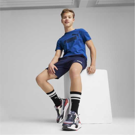 Puma Момчешки Къси Гащи Essential Sweat Shorts Junior Boys Морска синьо 