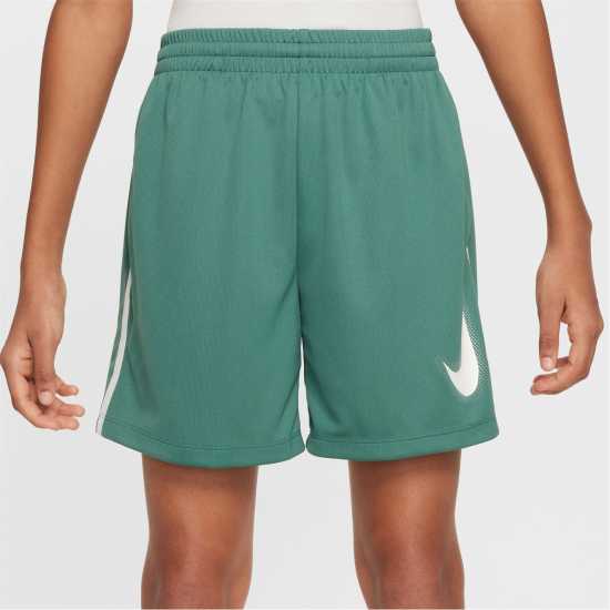 Nike Multi Big Kids' (Boys') Dri-FIT Graphic Training Shorts Двустранно/Бяло Детски къси панталони