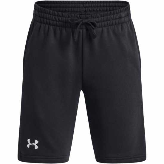 Under Armour Rival Fleece Shorts Черно/Бяло Детски къси панталони