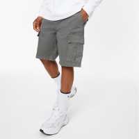 Jack Wills Twill Cargo Shorts Сланина Мъжко облекло за едри хора