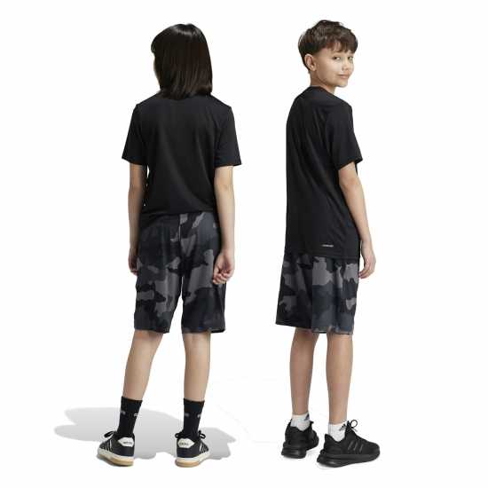 Adidas Десенирани Шорти Train Essentials Seasonal Print Shorts Kids  Детски къси панталони