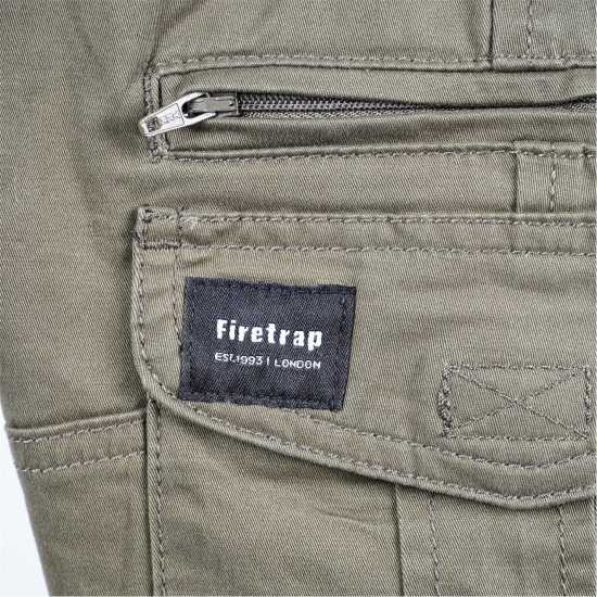 Firetrap Детски Шорти Cargo Shorts Juniors Khaki Детски къси панталони