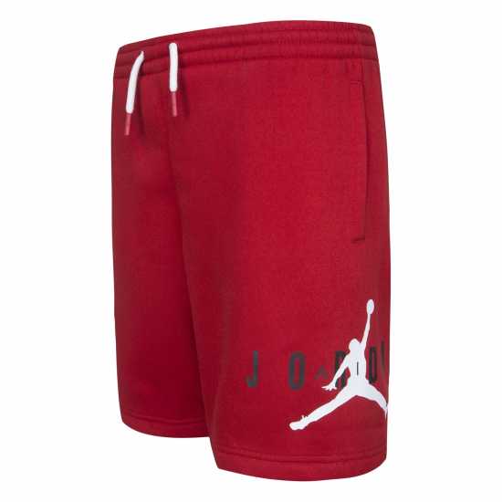 Air Jordan Bl Flc Short Jn43 Червено Детски къси панталони