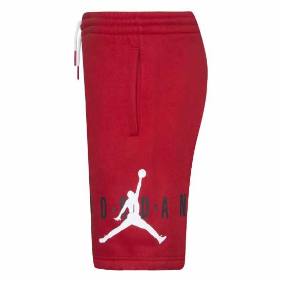 Air Jordan Bl Flc Short Jn43 Червено Детски къси панталони