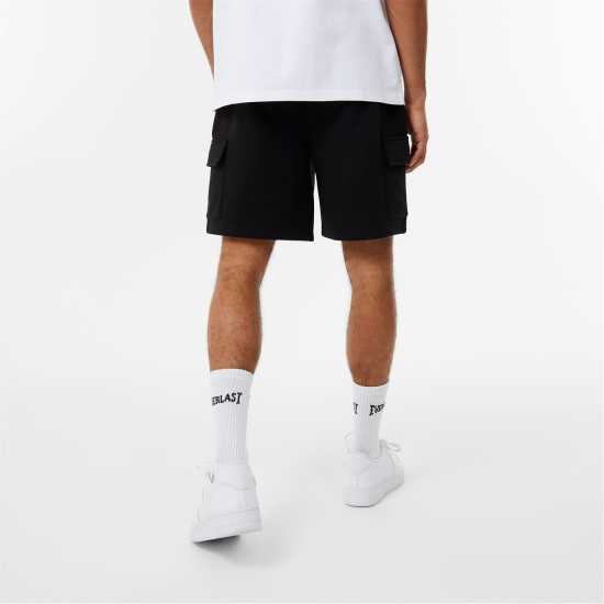 Мъжки Шорти Полар Everlast Cargo Fleece Shorts Mens Черно Мъжко облекло за едри хора