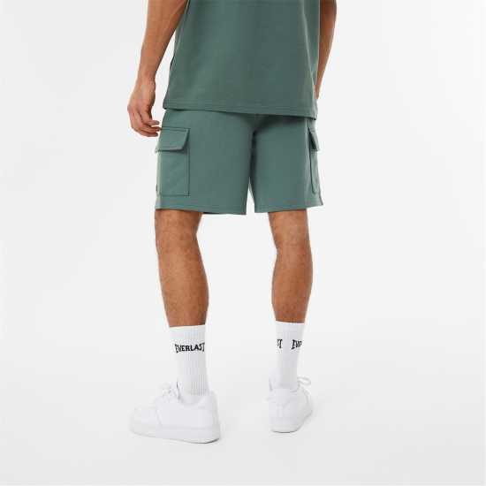 Мъжки Шорти Полар Everlast Cargo Fleece Shorts Mens Горско зелено Мъжко облекло за едри хора