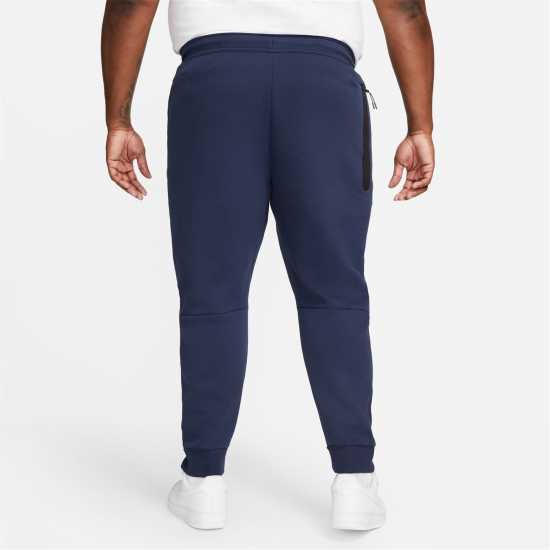 Nike Мъжко Спортно Долнище Tech Fleece Jogging Bottoms Mens Морска синьо Мъжко облекло за едри хора