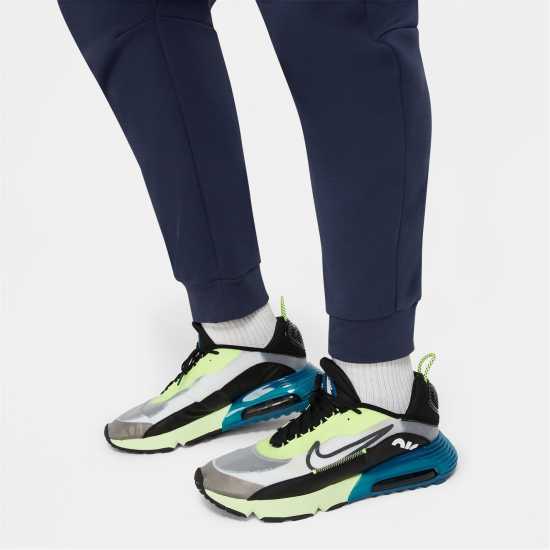 Nike Мъжко Спортно Долнище Tech Fleece Jogging Bottoms Mens Морска синьо Мъжко облекло за едри хора