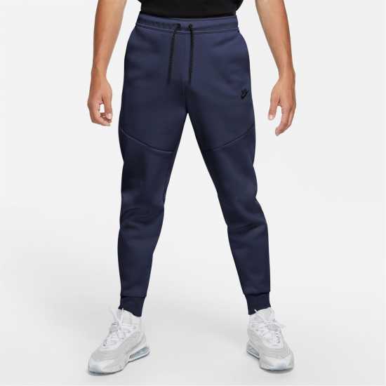 Nike Мъжко Спортно Долнище Tech Fleece Jogging Bottoms Mens Морска синьо Мъжко облекло за едри хора