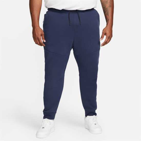 Nike Мъжко Спортно Долнище Tech Fleece Jogging Bottoms Mens Морска синьо Мъжко облекло за едри хора