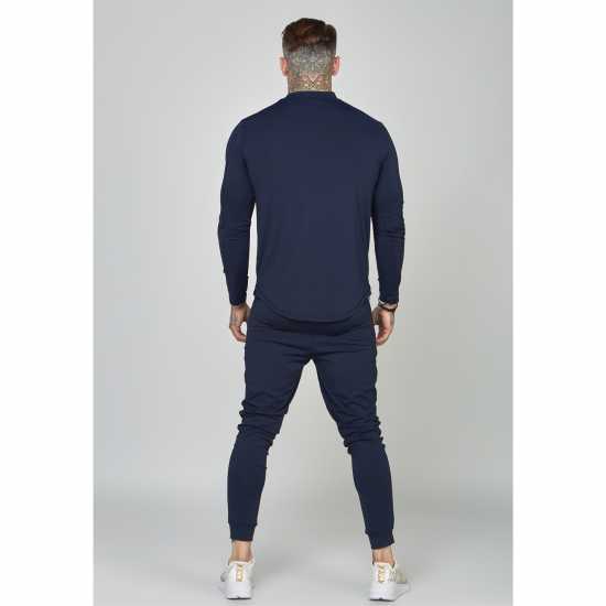 Siksilk Mf Trck Pant Sn99 Морска синьо Мъжко облекло за едри хора