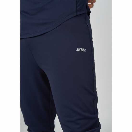 Siksilk Mf Trck Pant Sn99 Морска синьо Мъжко облекло за едри хора