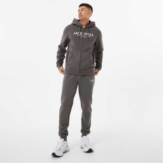 Мъжко Спортно Долнище Jack Wills Haydor Logo Joggers Mens Сланина Мъжки меки спортни долнища