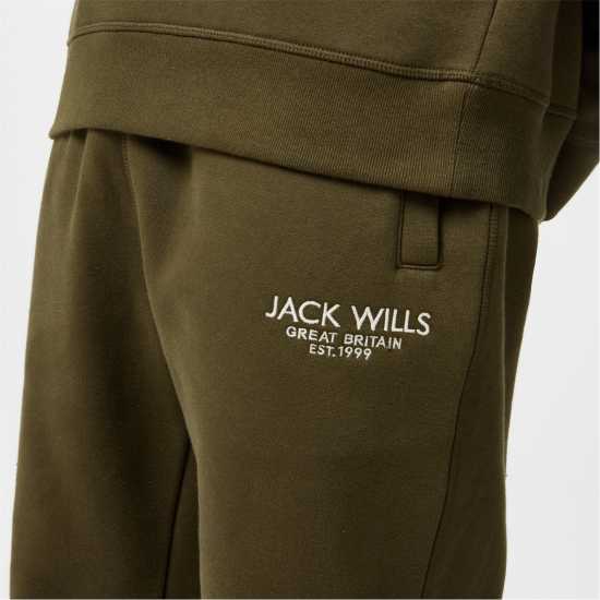 Мъжко Спортно Долнище Jack Wills Haydor Logo Joggers Mens Лист Мъжки меки спортни долнища