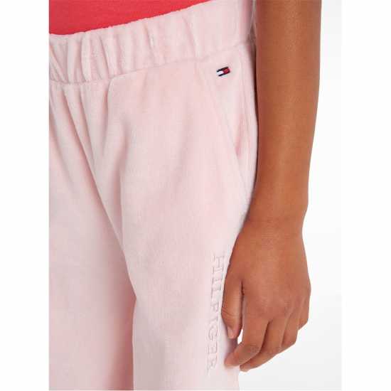 Tommy Hilfiger Velours Wide Leg Joggers